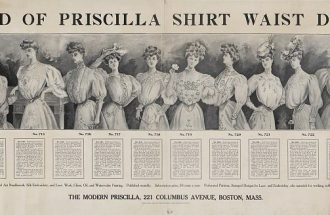Advertisement for sewing patterns by The Modern Priscilla1906 Advertisement for sewing patterns by The Modern Priscilla1906